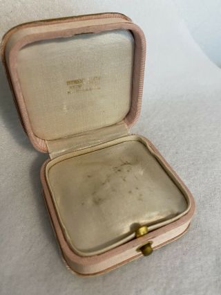 Rare Antique Vintage TIFFANY & CO York Pink Jewelry Box NY 2