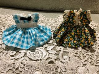 Vintage Vogue Ginny Doll - Two Tagged Dresses