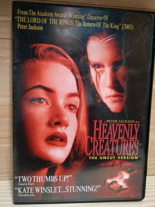 Heavenly Creatures (dvd,  2001,  Uncut,  Ws) Rare & Oop Kate Winslett