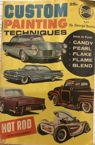 Rare Vintage George Barris Custom Painting Techniques Car Auto
