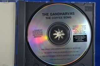 The Gandharvas The Coffee Song RARE 3 track Promo CD 1994 MCA 3