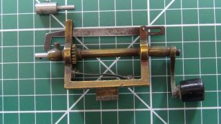 Clock Mainspring Winder,  Brass,  Bi - Directional Ratchet Handle