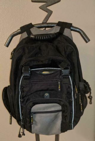 Rare Targus City Gear Laptop Backpack Tcg650 With Manypockets Storage 15 - 15.  6 "