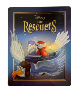 Disney The Rescuers Steelbook (blu - Ray Disc) Rare