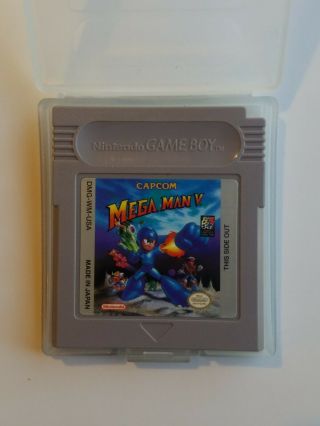 Mega Man V (nintendo Game Boy) Authentic Cartridge Rare