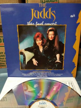 The Judds " Thier Final Concert " Laserdisc Video Vintage Rare