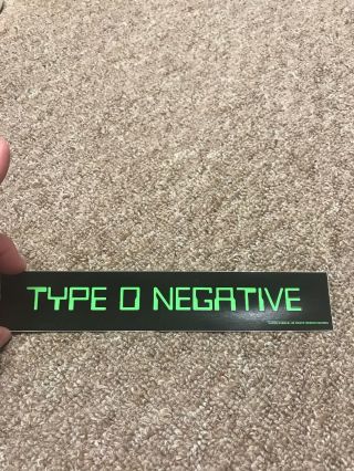 Type O Negative Electrikill Sticker Blue Grape Merch Rare