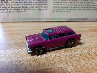 Hot Wheels Vintage Redline " Alive 55 " 1969 Hk Rare Purple Plum Enamel Rare