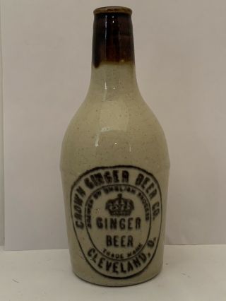 Antique Ginger Beer Co.  Stoneware Bottle.  Cleveland Ohio. ,  No Resreve.