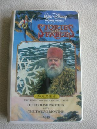 Disney Stories And Fables Volume 6 2 Enchanting Tales Rare Vhs Tape 835vs