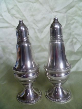 Vintage Duchin Creation Weighted Sterling Silver Salt & Pepper Shakers