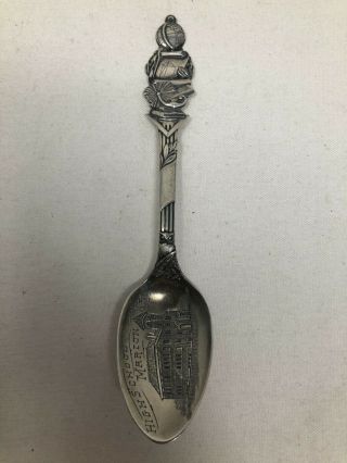 Wallace Sterling Silver Souvenir Spoon High School Marion Kansas