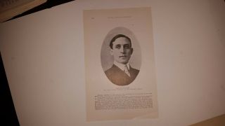 Harry Pulliam Baseball National League 1921 Spink Profile Picture Very Rare