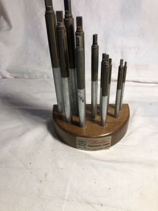 Rare Vintage Federal Tool Chicago 11 Piece Set Of Flexolap Tools & Display
