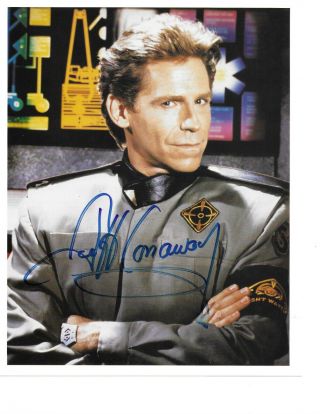 Jeff Conaway Autograph Hand Signed Rare In Person Babylon 5 8x10 Color Photo