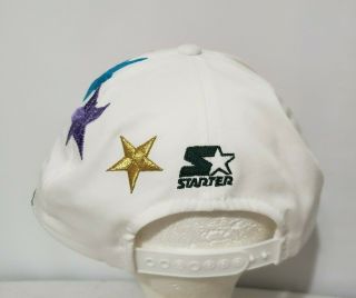 RARE - Vintage Starter Atlanta 1996 Snapback Hat Cap White Big Logo Olympics 3