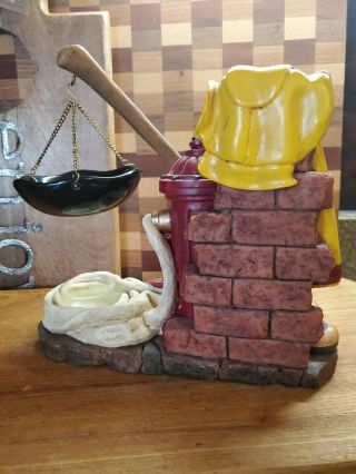 Yankee Candle Rare Fireman ax hydrant Warmer 2
