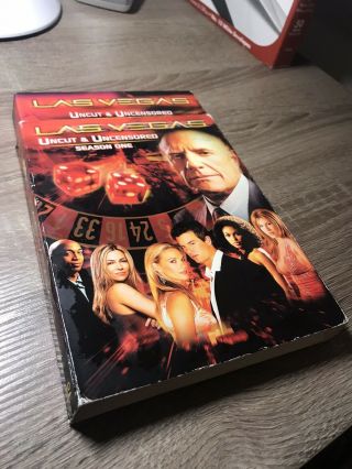 Las Vegas - Season 1 (dvd,  2005,  3 - Disc Set) Rare Out Of Print - W/ Slipcover