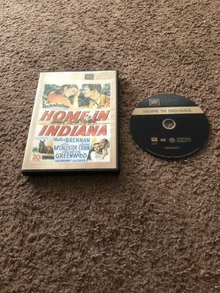 Fox Cinema Archives Home In Indiana Dvd (walter Brennan,  Lon Mccallister) Rare