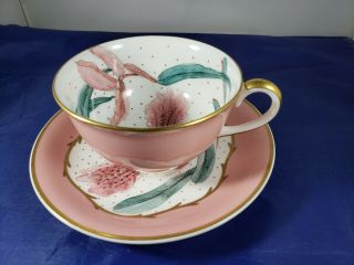 Rare Susie Cooper Lady Slipper English Bone China Teacup And Saucer