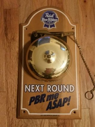 Pabst Blue Ribbon Beer Pbr Boxing Ringside Bell - Very Rare