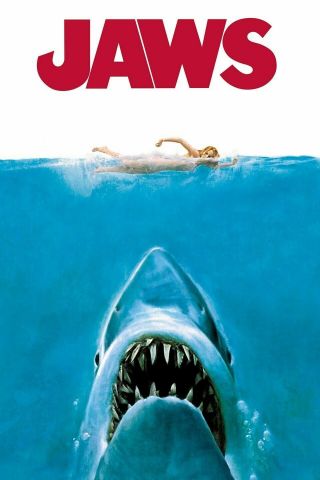 " Jaws " 35mm Movie Trailer Film (1975) " Rare " Steven Spielberg Vintage