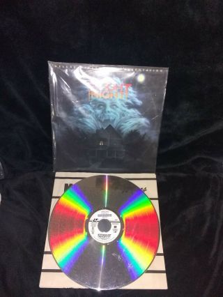 Fright Night 1985 Laserdisc Rare Horror Video Disc Adult Owner