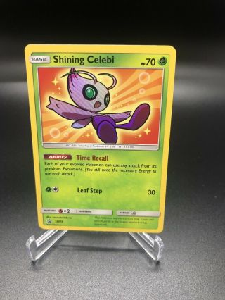 Shining Celebi Holo Rare Sm79 Black Star Promo Pokemon Cards