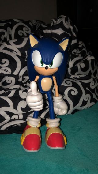 Jazwares Modern Sonic The Hedgehog Deluxe 10 Inch Figure 20th Anniversary (rare)