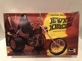 Evil Iron Revell Chopper Trike Model Kit Revell Rare 1989