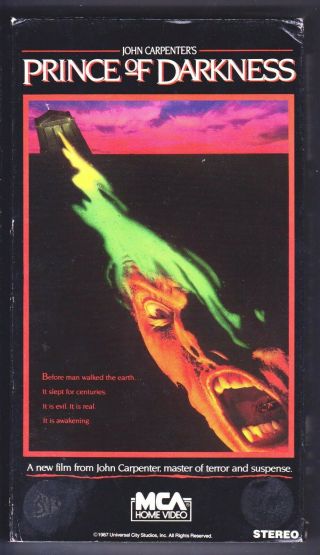 Prince Of Darkness Vhs Rare Horror