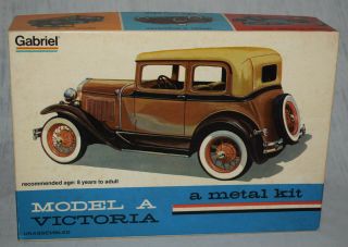 Vintage Gabriel Hubley Kit No.  4866 Ford Model A Victoria Car - Diecast