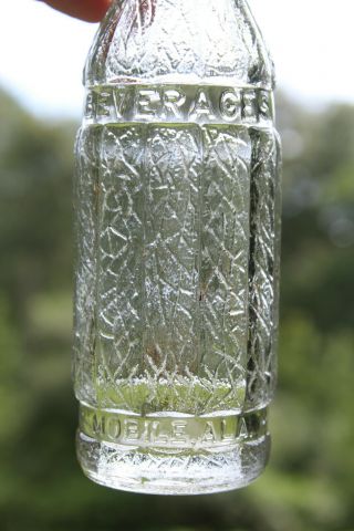Mobile Alabama Coca Cola Soda Water Bottle Bellingrath Beverage 1958 Rare Ala Al