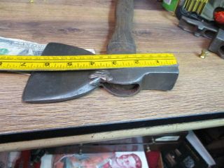 Vintage Broad Hatchet Head Left Handed Hewing Axe Tool Old Antique 1 Lb 10 Oz