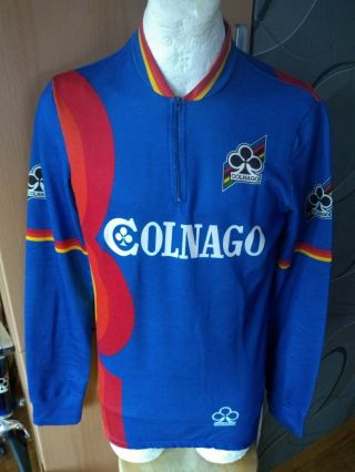 Colnago Italy Cycling Shirt Vintage Maglia Jersey Rare