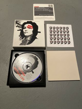 Rare - Madonna American Life Deluxe Limited Cd Box Poster Stamps