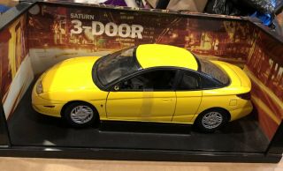 Rare Saturn 3 Dr.  Coupe 1/18 Scale Diecast Promotional Model By Gate