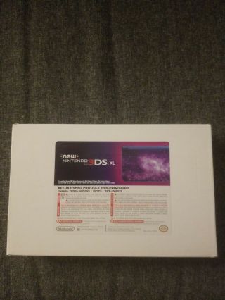 Rare Official Nintendo 3ds Xl Galaxy Style Purple Console.