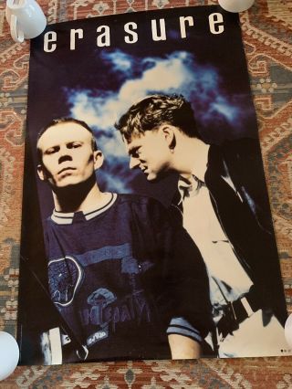 Erasure Chains Of Love Rare Poster 24x36 Inch Sire Records Promo 1988