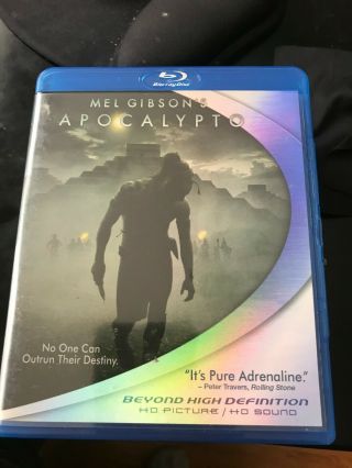 Apocalypto Blu - Ray Oop Rare Like Region A