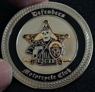 Rare Chicago Police Department Cpd Motorcycle Club Law Enforcemnt Challenge Coin