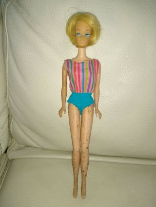 Vintage Barbie Bendable Leg American Girl Blonde Hair Doll