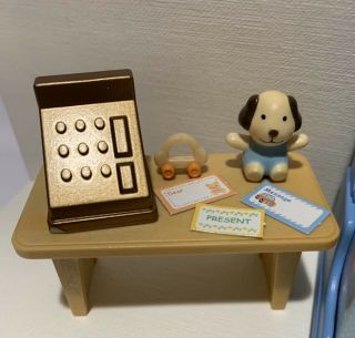 Calico Critters Sylvanian Families Baby Accessories Toys Cash Register Furniture 3