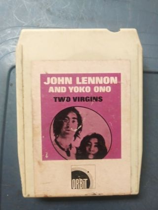 John Lennon And Yoko Ono Two Virgins 8 - Track Tape Vintage Rare