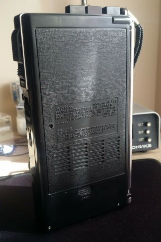VERY RARE Sony M - 301 Radio Microcassette Recorder 3