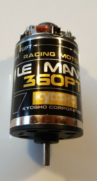 Kyosho Le Mans 360pt Electric Motor Vintage Rc Rare