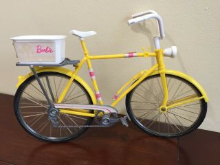 Vintage Mattel Barbie Yellow 10 Speed Bicycle Malibu Ken