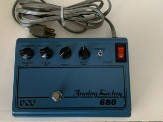 Dod 680 Delay Effects Pedal With Mini Toggle Switch - Rare Vintage 1970 