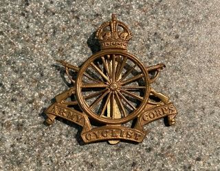 Antique Ww1 British Army Cyclists Corp Badge (bicycle)