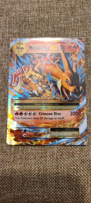 Pokemon Card Ultra Rare Mega Charizard Ex 13/100